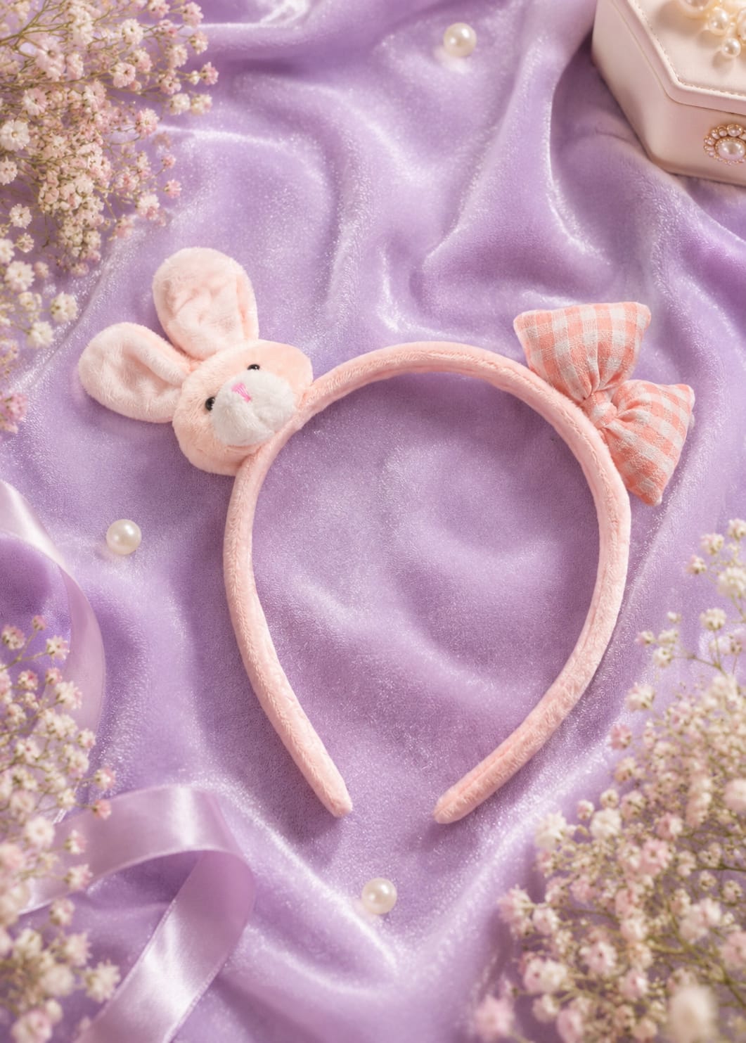 Plush bunny head band