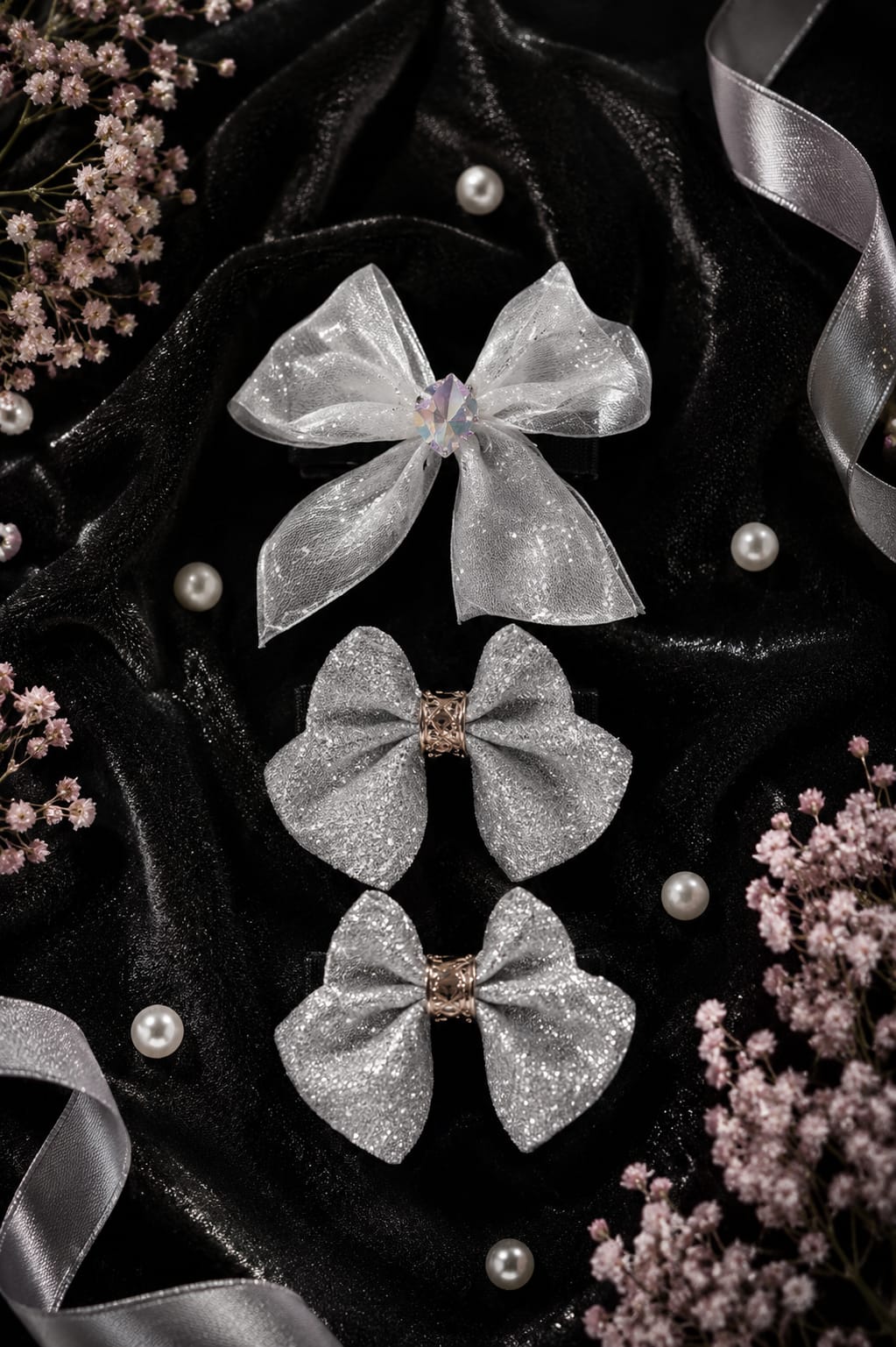 Korean inspired hair clip combo.